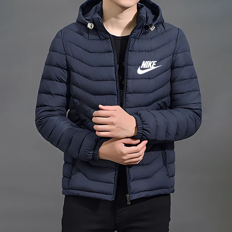 Veste élégante avec capuche et fermeture éclair